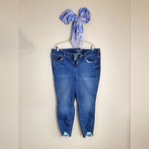 Torrid Raw Hem Jeggings